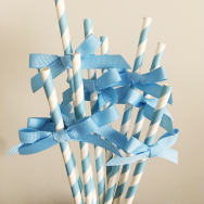 Blue Ribbon Straw