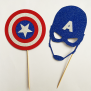 Captain America Cake Topper