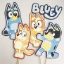 Bluey Family Cake Topper