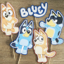 Bluey Family Cake Topper