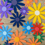 Rainbow Daisy Confetti