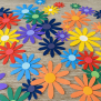 Rainbow Daisy Confetti