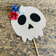 Skull Cupcake Topper