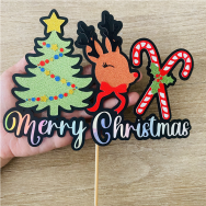 Christmas Cake Topper