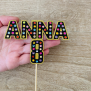 Gem Name Age Cupcake Topper