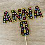 Gem Name Age Cupcake Topper