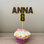 Gem Name Age Cupcake Topper