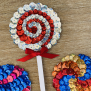 Sequin Lollypop Cupcake Topper