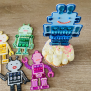 Robot Gem Cupcake Topper