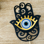 Hamsa Evil Eye Cupcake Topper