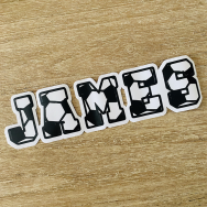 Soccer Name Sticker