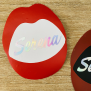 Lips Name Sticker