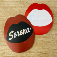 Lips Name Sticker