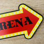 Circus Name Sticker