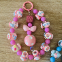 Cute Pink Hand Paint Chain