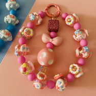 Cute Pink Hand Paint Chain