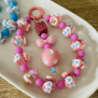 Cute Pink Hand Paint Chain