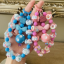 Cute Blue Hand Paint Chain