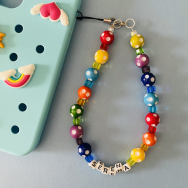 Polka Dot Rainbow Name Chain