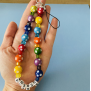 Polka Dot Rainbow Name Chain