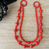 Skull Chain - Red